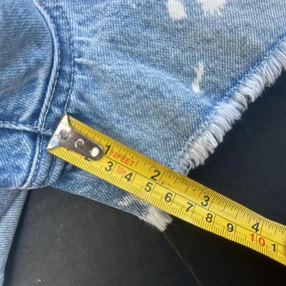 New GUESS Keep It Real Printed Denim Shorts SZ 27 - Picture 10 of 10